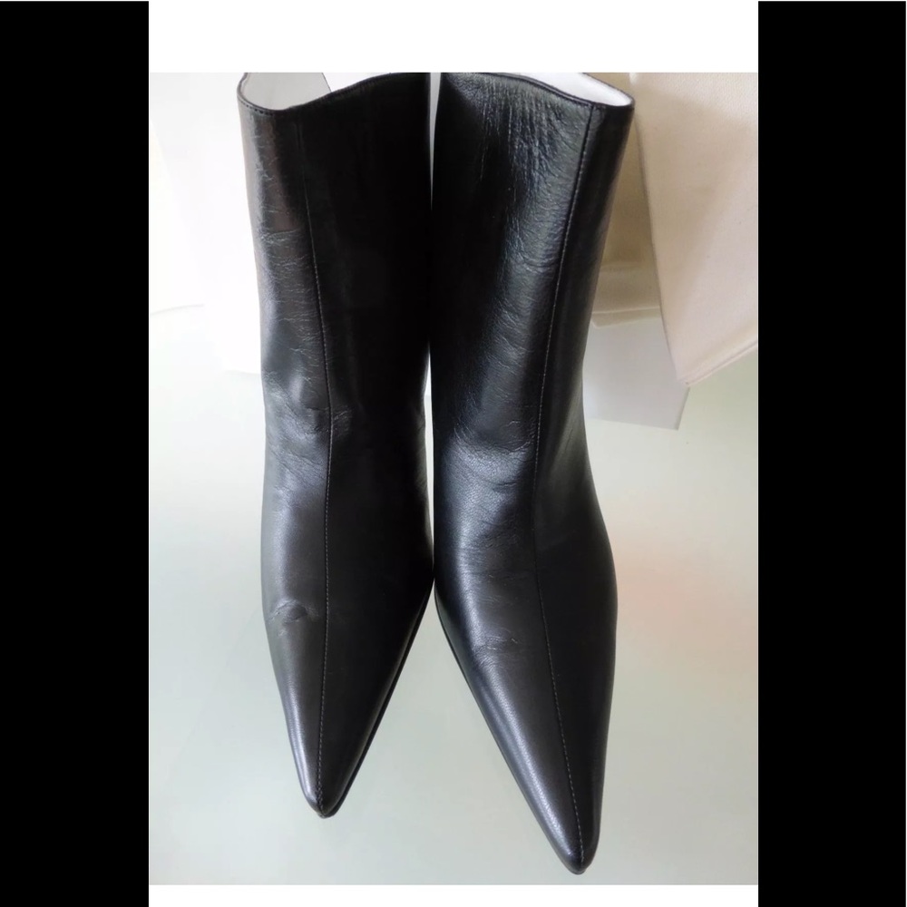NIB Auth. CELINE leather BOOTS/BOOTIES w/dust bag  size 8.5/39.5 IT - Picture 3 of 9
